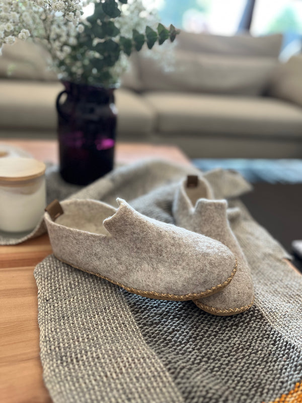 Zapato  tipo mocasín suela cuero T37